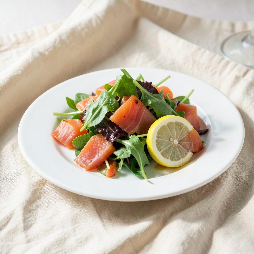 Salada de Salmão Fumado