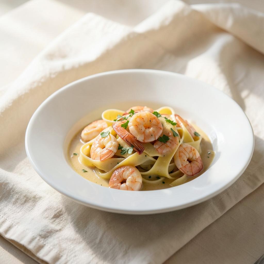 Tagliatelle de Gambas